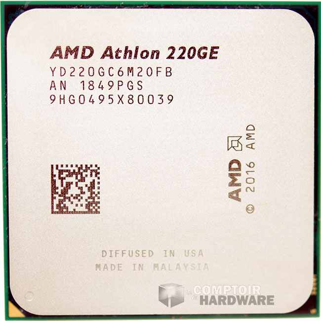 Athlon 220GE face avant