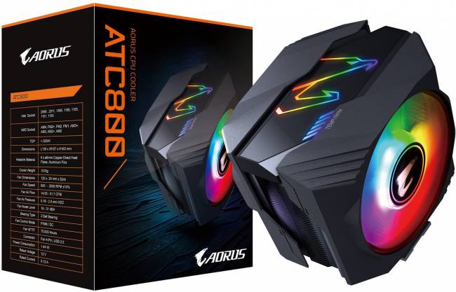 gigabyte aorus atc800 rgb carton