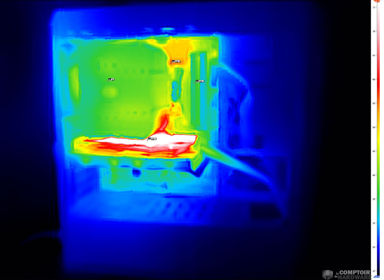 La même, après 30 min de chauffe