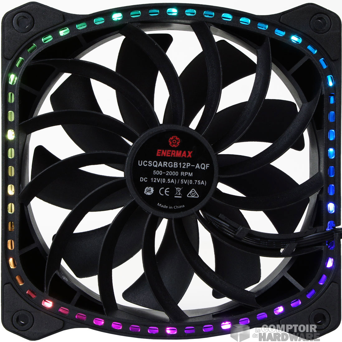 L'arrière du SquA RGB et ses diffuseurs