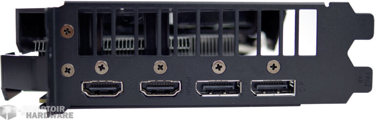 ASUS ROG Srix GTX 1650 OC : connecteurs vidéo