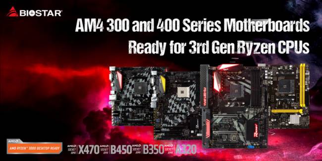biostar am4 mobale ryzen 3000 ready