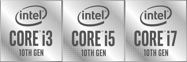 intel 10th gen logos