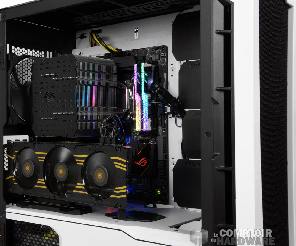 Ventilation arrière et carte graphique à la verticale