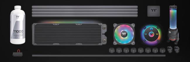 thermaltake pacific cl360 hard tube