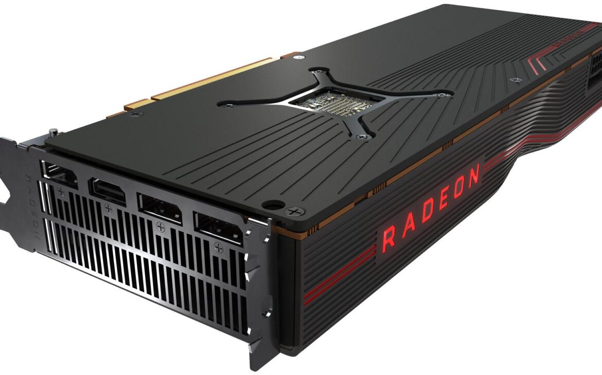 amd rx 5700 xt 3d arrière