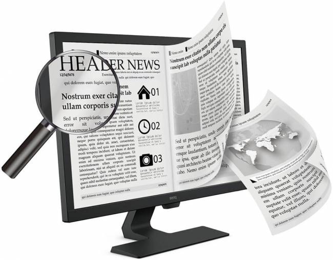 benq gl2780 epaper mode