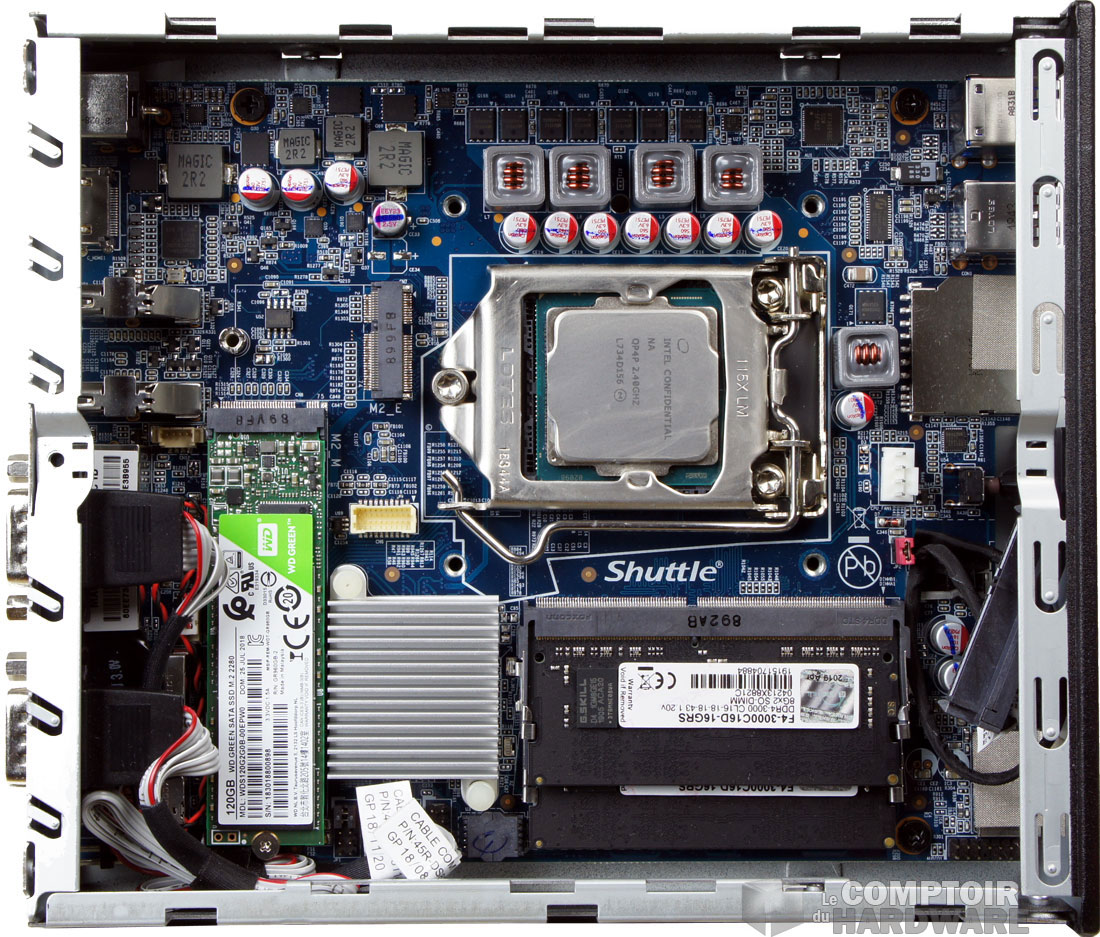 La vue une fois le support 2.5