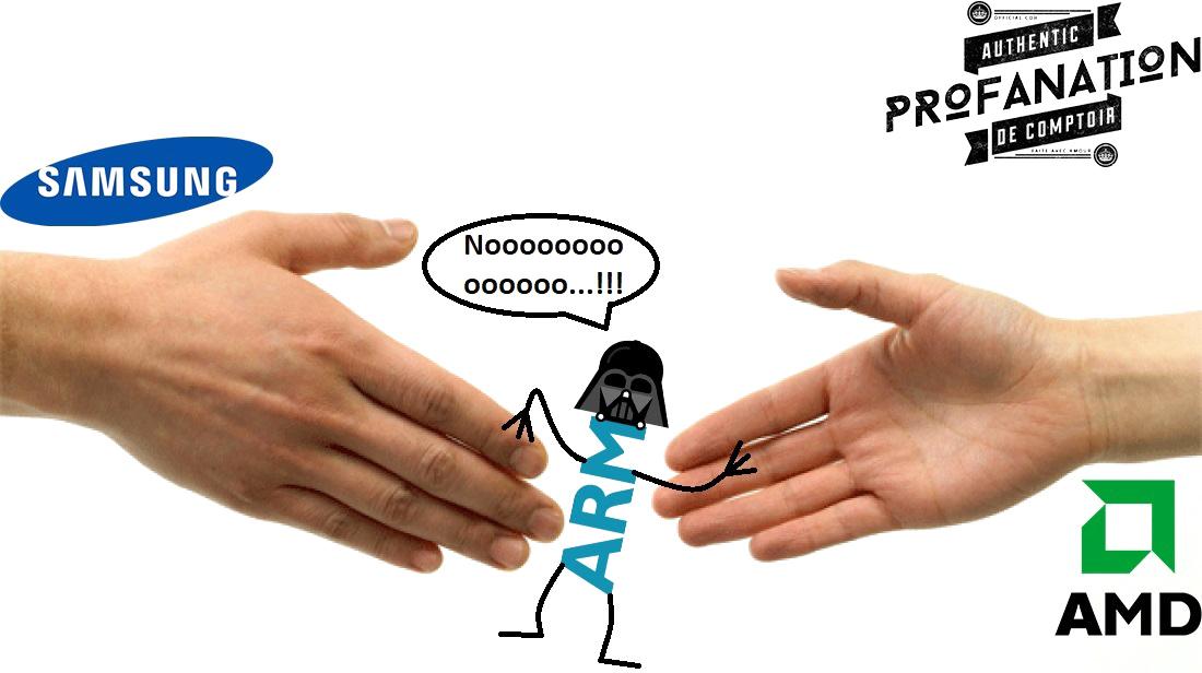 samsung + amd vs ARM ?