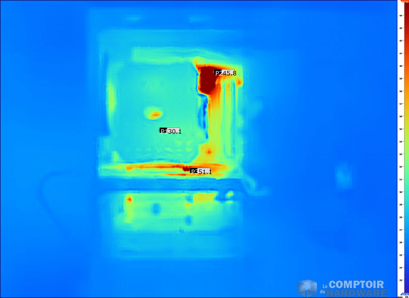 L'intérieur après 30 min de repos.