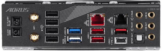 x570 aorus master backpanel