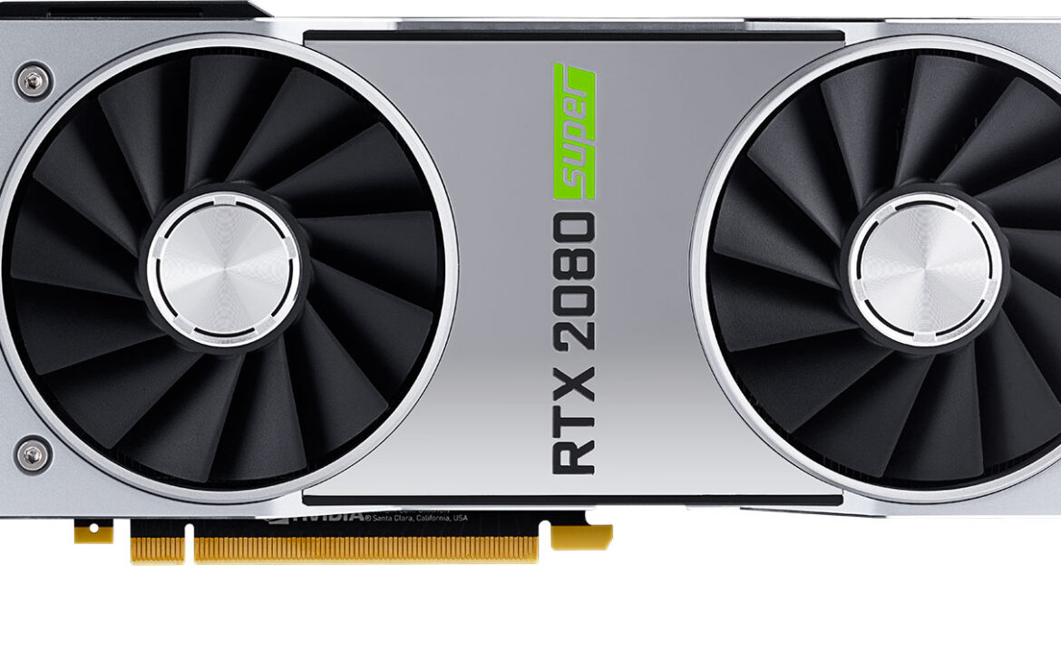 Face avant de la RTX 2080 SUPER Founders Edition