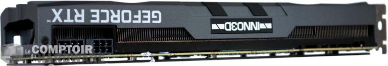 inno3d rtx 2070 super twin x2 - vue de la tranche