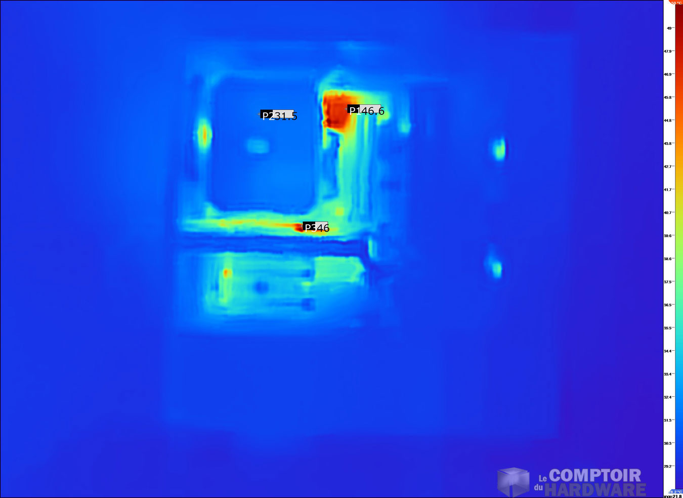 Le H510 Elite après 30 min de repos