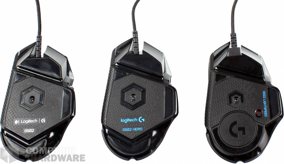 Trois générations de G502 !