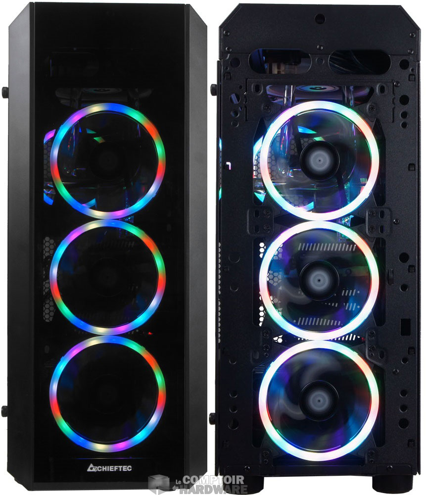 Et la façade avec et sans cache