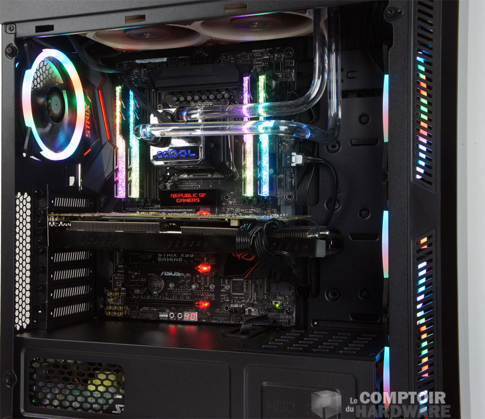 Voici le Rainbow RGB 120 en extraction