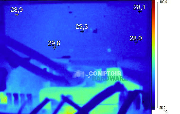 Image thermique de la RTX 2080 SUPER au repos