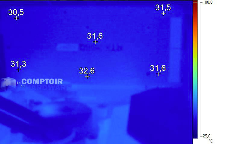 Image thermique de la RTX 2060 SUPER au repos