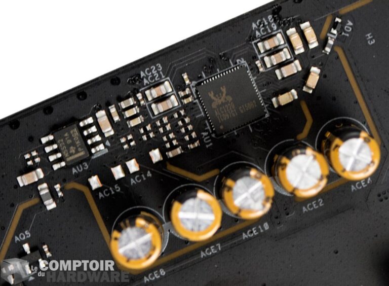 asrock z390 phantom gaming x - système audio