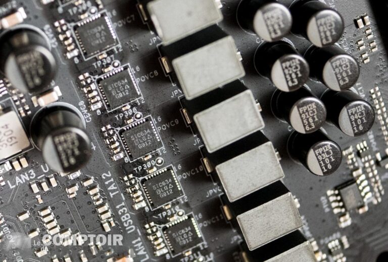 asrock z390 phantom gaming x - zoom sur les vrms