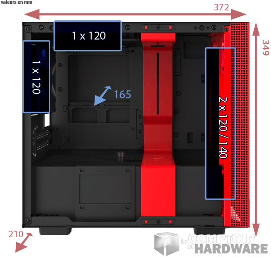 h210i dimensions