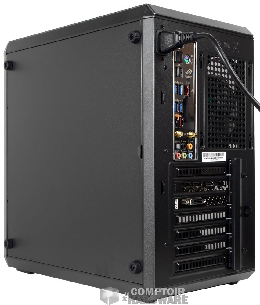 L'arrière du boîtier