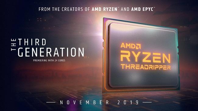amd threadripper 3rd gen novembre 2019