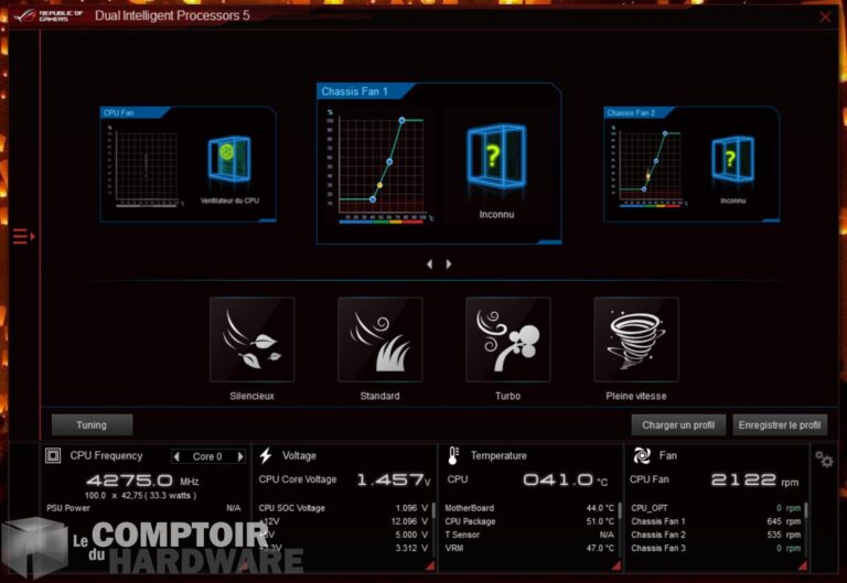 asus crosshair viii hero wifi - fan xpert