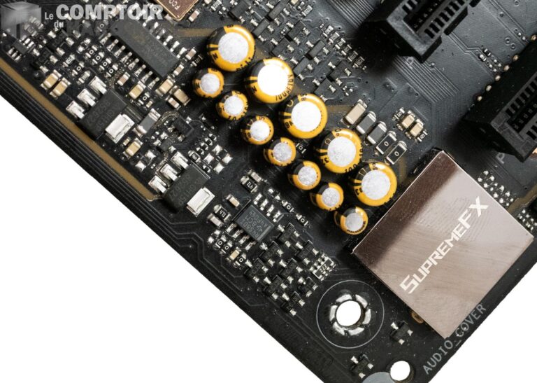 asus crosshair viii hero wifi - système audio