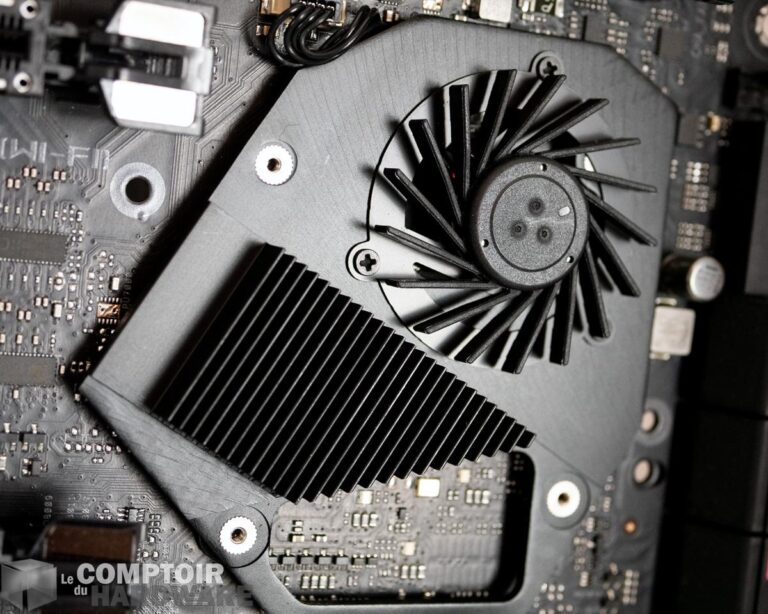 asus crosshair viii hero wifi - ventilation du chipset x570