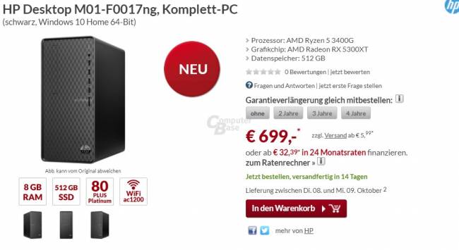 hp desktop m01 date computerbase