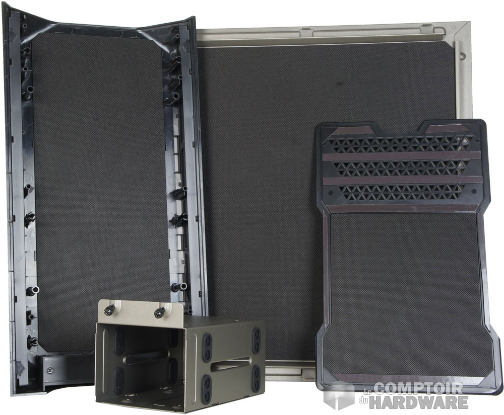 Les éléments capitonnés et la baie 2x3.5