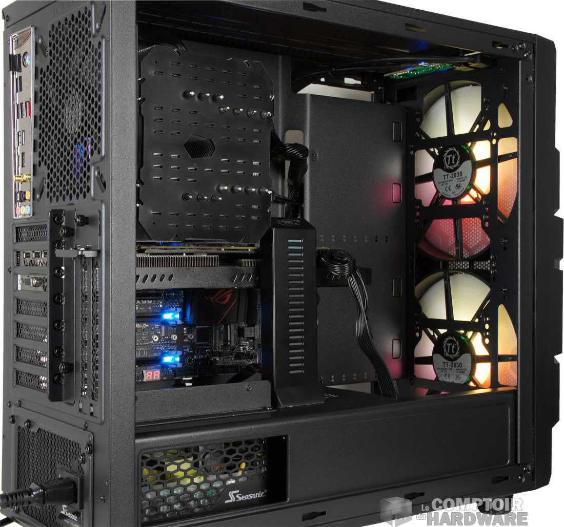 L'intérieur une fois gavé