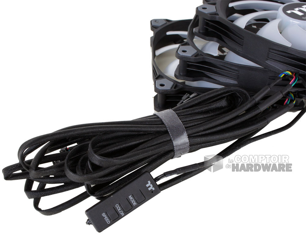 Quand vous aurez entré tout ça dans votre boîtier, vous serez le maître du RGB !