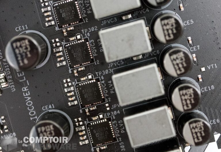 asrock x570 steel legend - zoom sur les vrm