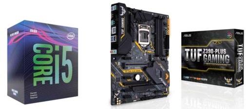 combo 9600kf asus z390 plus