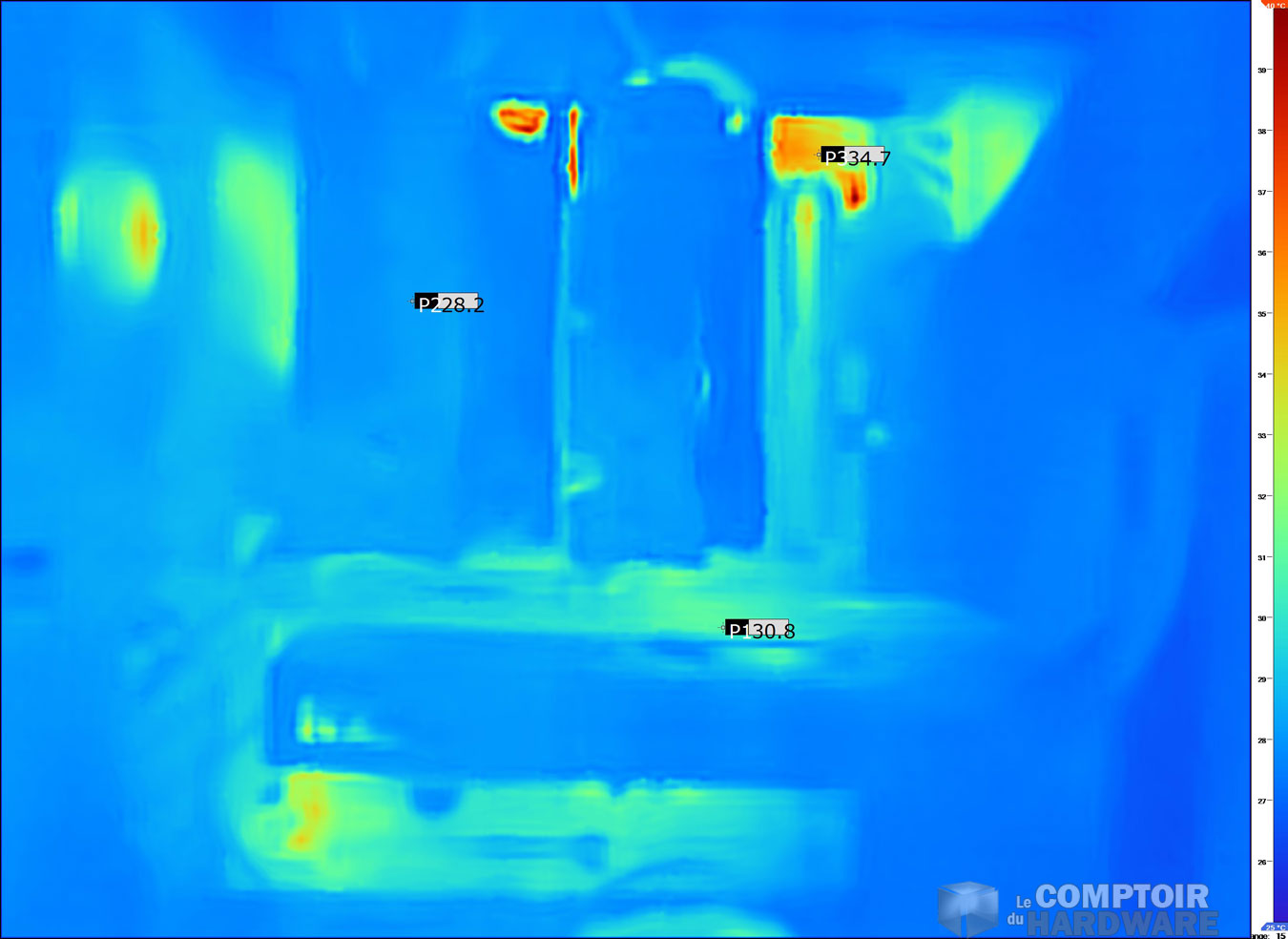 L'interieur en IR au repos