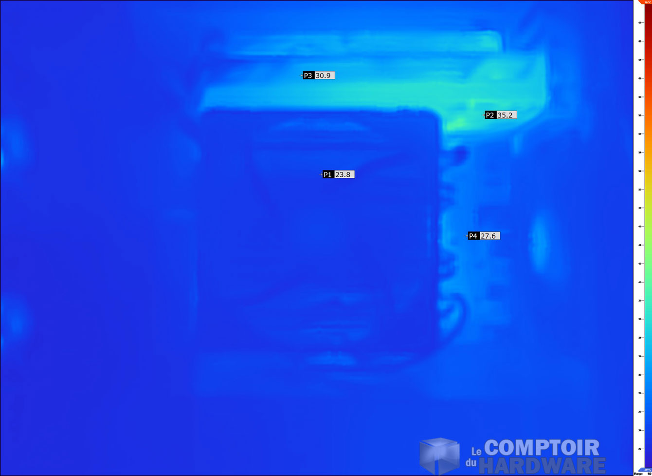 Vue au repos après 30 min