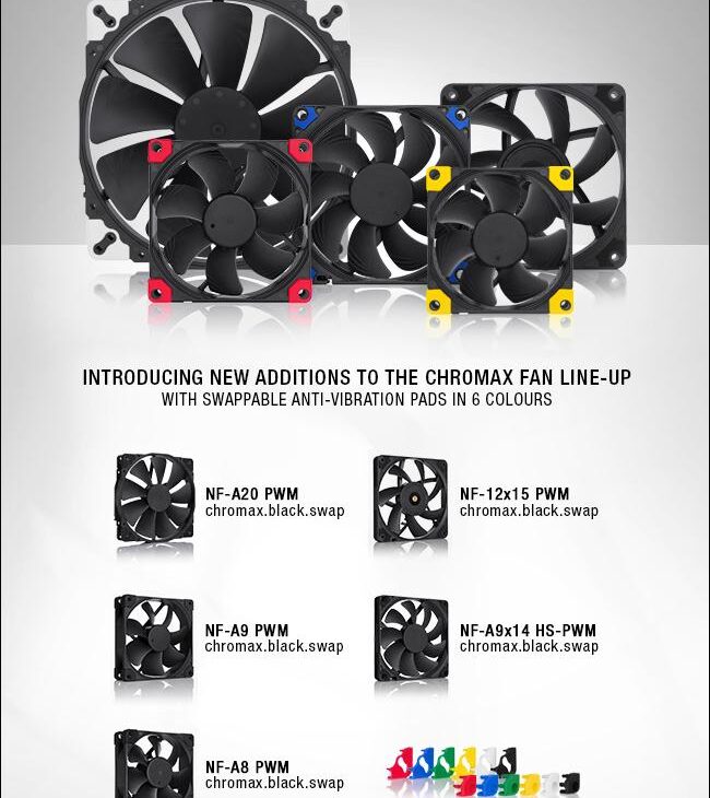 famille des ventilateurs noctua chromax pour 2019