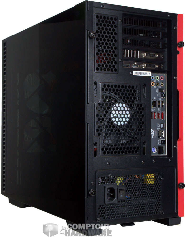 Partie arrière et CM retournée sur le RL08