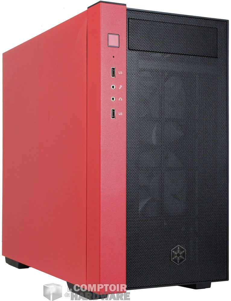 Façade et côté rouge sur notre RL08