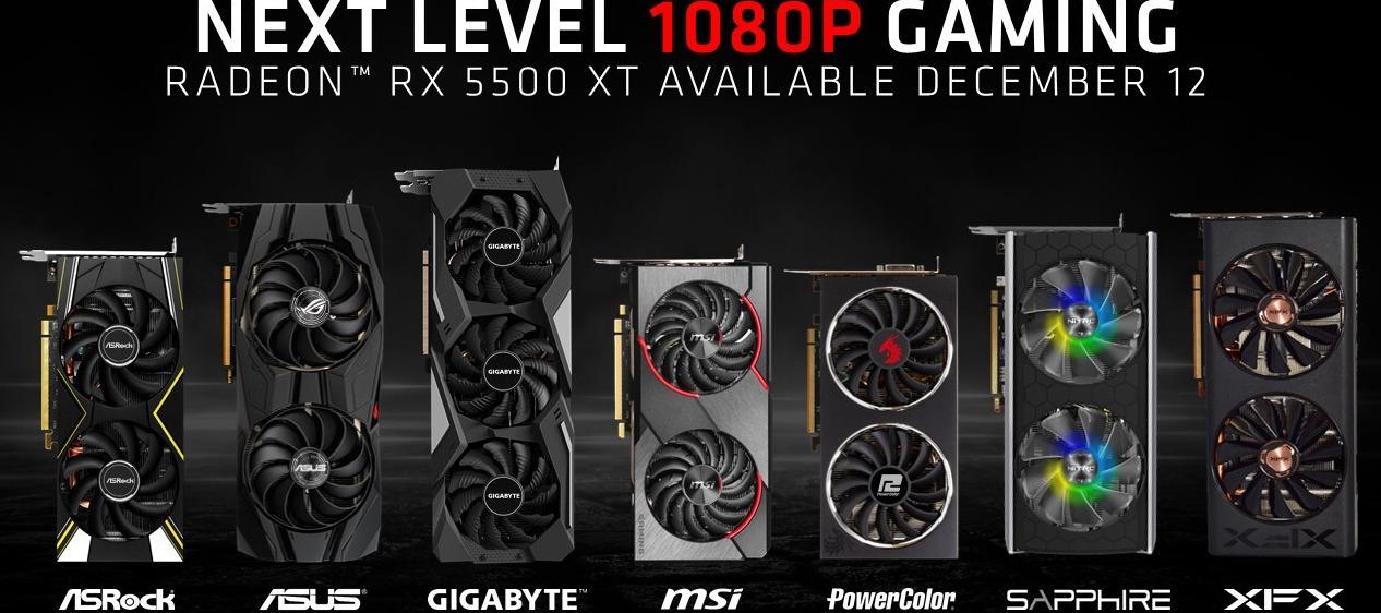 amd rx 5500 custom familly t