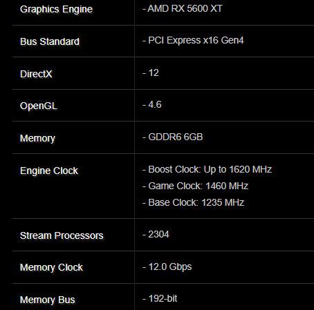asrock rx5600xt specs2