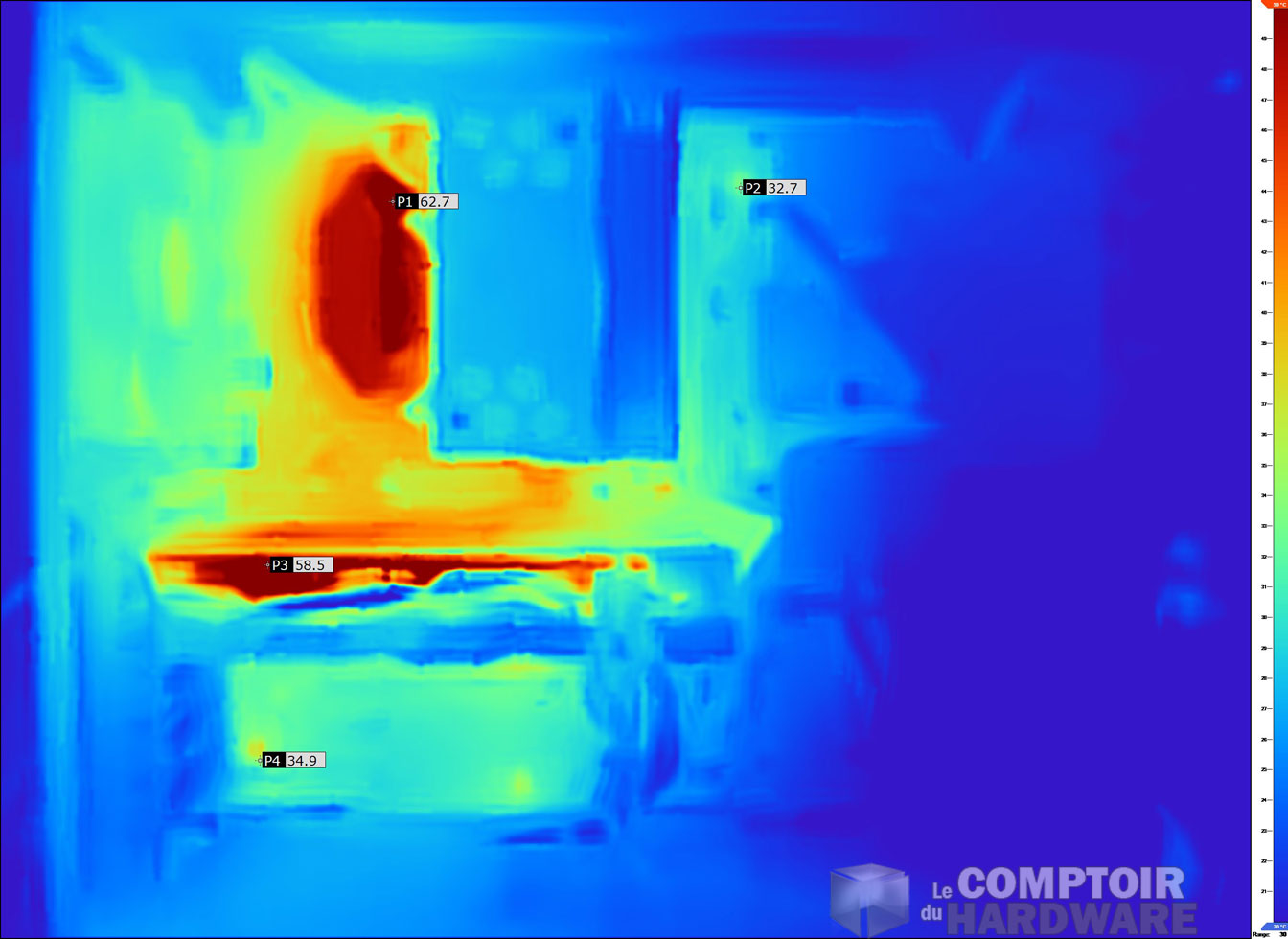 On charge la mule et voilà le résultat, elle a chaud !