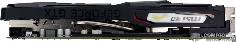 MSI GTX 1650 SUPER : alimentation