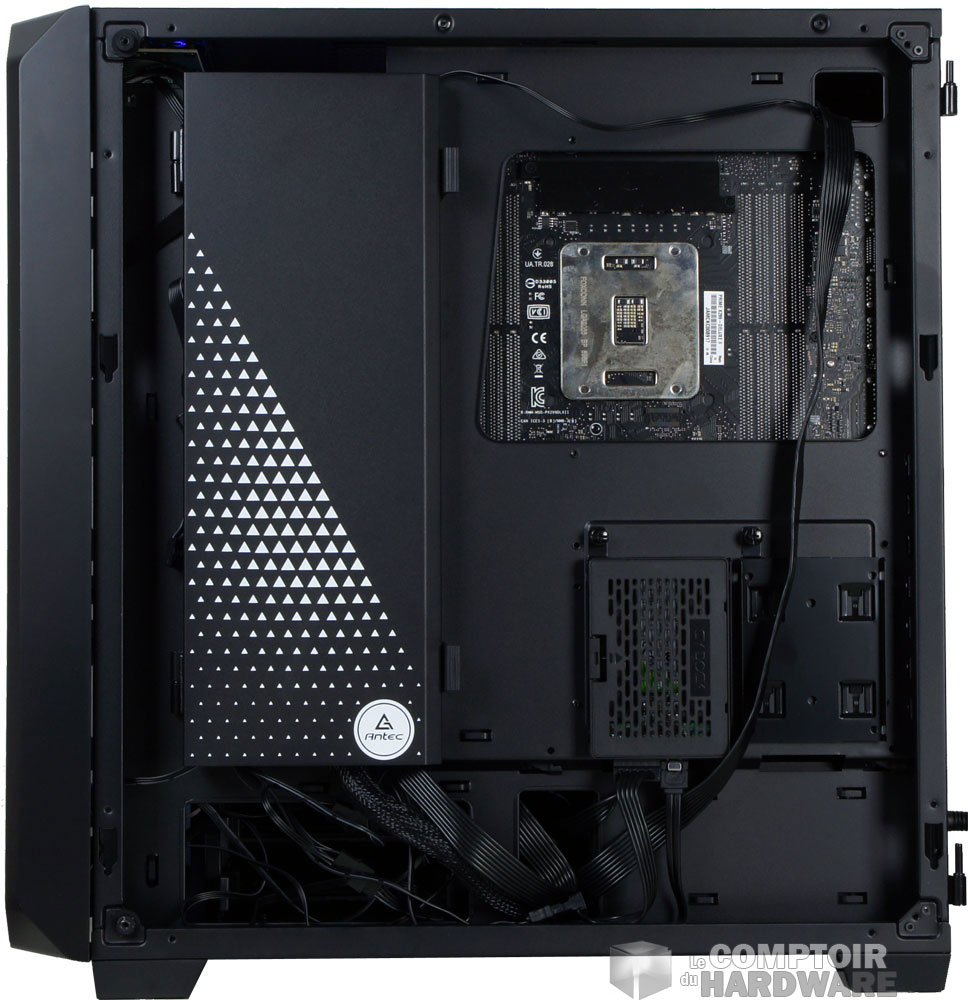 L'arrière du plateau, très propre