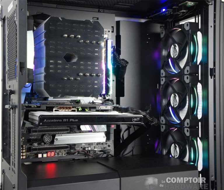 Ventilation renforcée pour la photo.