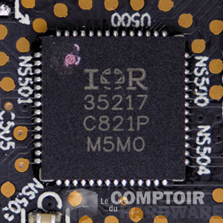 Sapphire RX 5500 XT Pulse : contrôleur VRM GPU