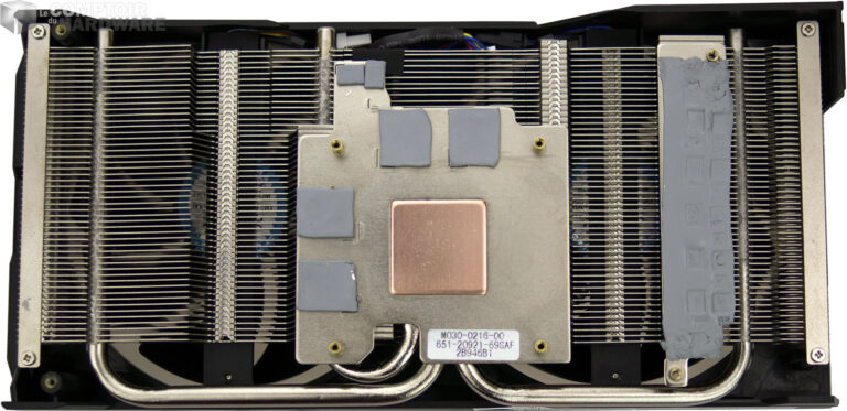 Sapphire RX 5500 XT Pulse : radiateur